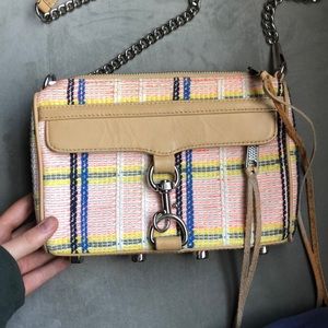 Rare multicolor Rebecca Minkoff plaid purse